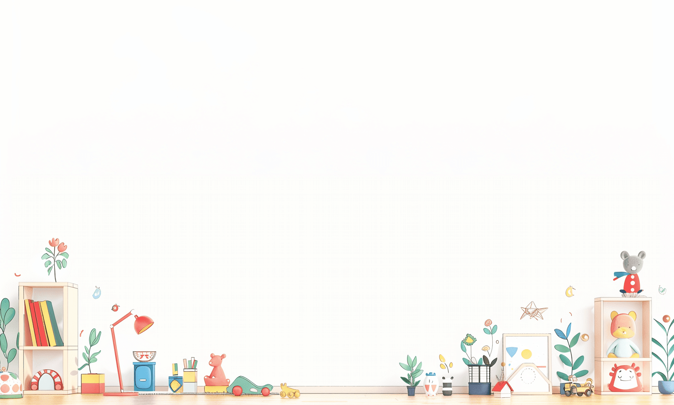 chambre enfant avec jouets